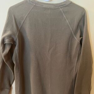 Duluth Trading Co Olive Green Cotton Shirt